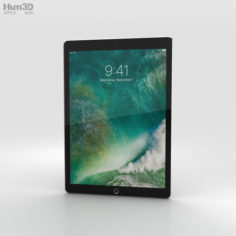 Apple iPad Pro 10.5-inch (2017) Space Gray 3D Model