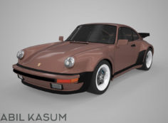Porsche 911 turbo 88 3D Model