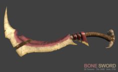Bone Sword 3D Model
