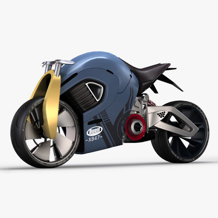 3D Buell XB47 Concept model Free 3D Model