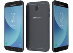 Samsung Galaxy J5 2017 Black 3D Model
