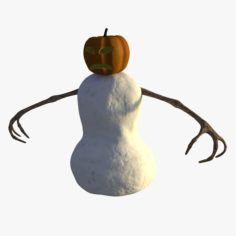 3D Evil Snowman 3D Model