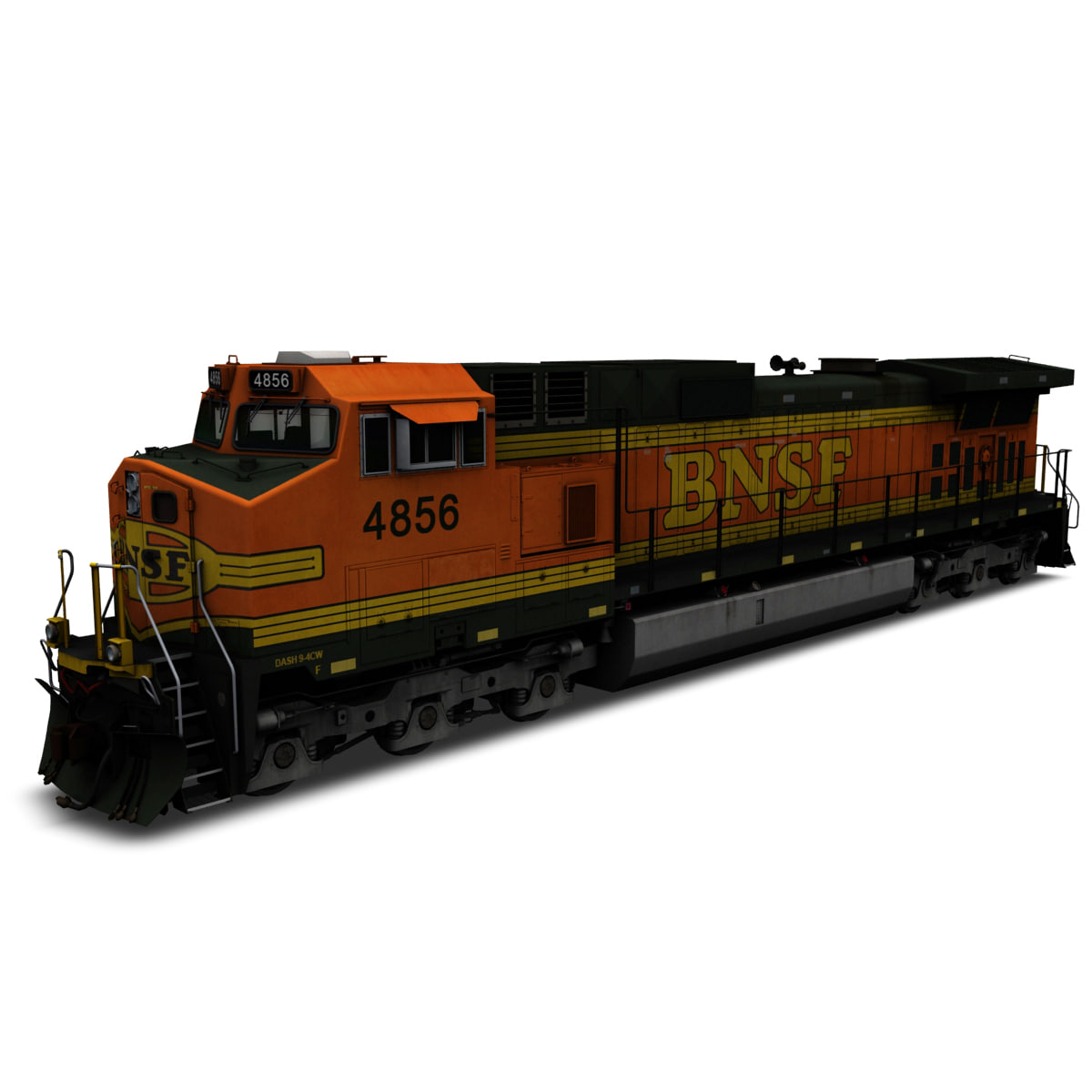 3D BNSF H2 Dash9-44CW model 3D Model