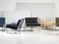 Thin Frame Lounge Chair 3D Model
