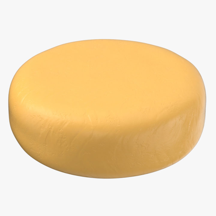 Swiss Cheese Wheel 3D Model