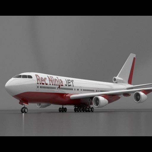Plane Jet						 Free 3D Model