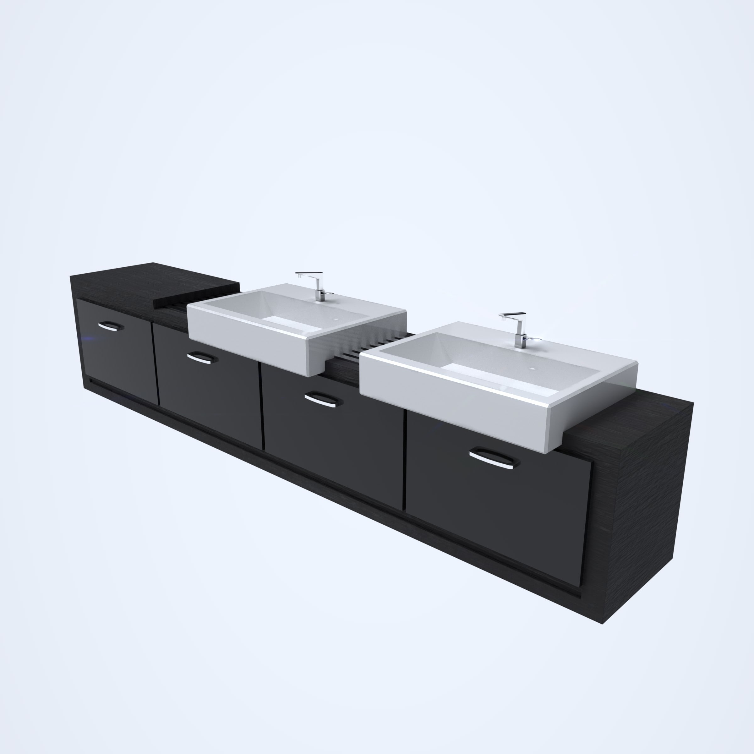 Sink Cabinet 3D Model