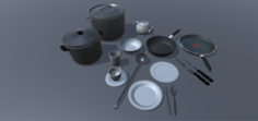 Tableware For Your Kitchen 3D Model