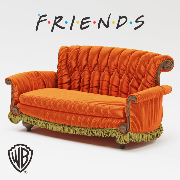 Friends Sofa 3D Model
