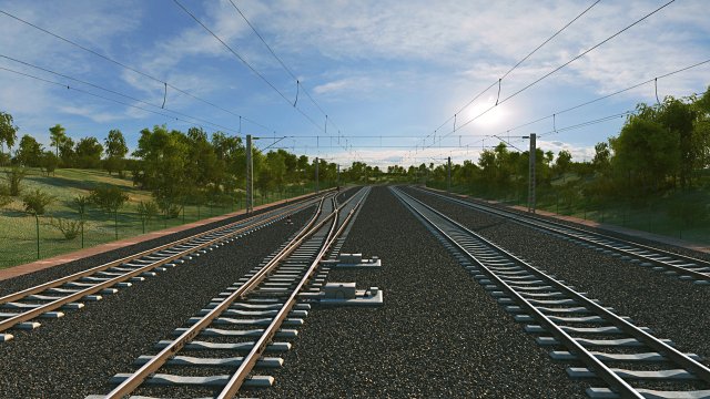 Railway 3D Model