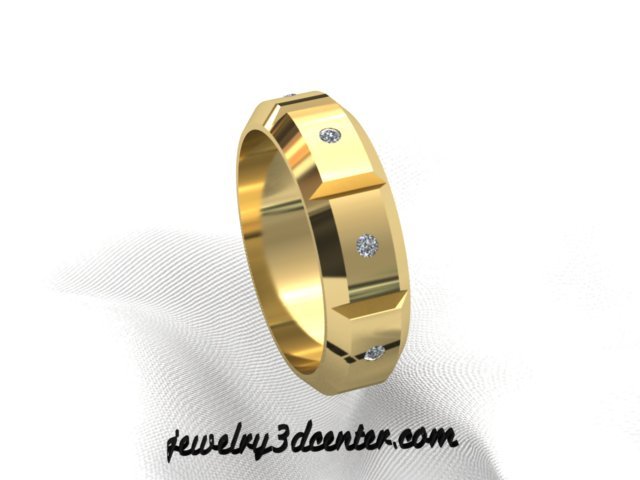 Wedding ring 3D Model - 3DHunt.co