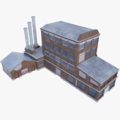 3D Old Factory 3D Model