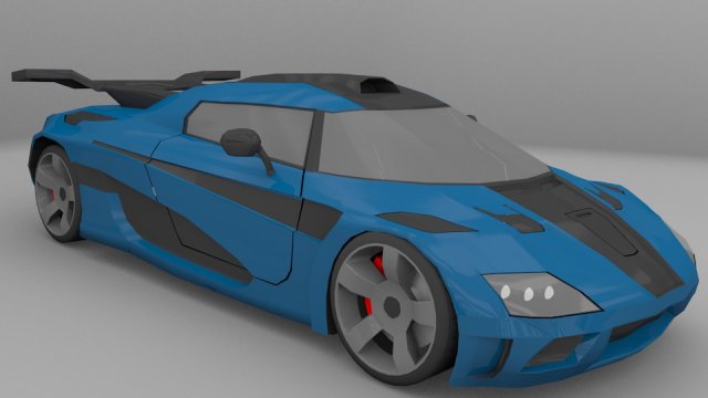 Koenigseggblendobjmayafbx 3D Model