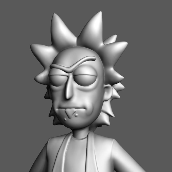 Rick Sanchez 3D print 3D Model