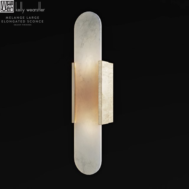 Kelli Wearstler MELANGE LARGE ELONGATED SCONCE 3D Model