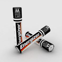 3D Energizer battery AA 3D Model