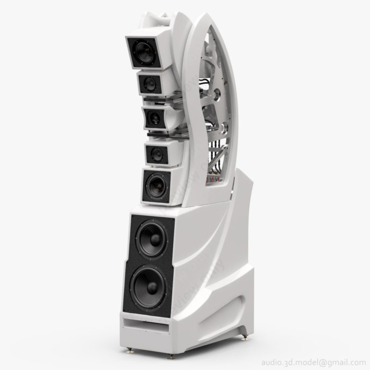 Wilson Audio WAMM Master Chronosonic Fuji Blanco 3D model 3D Model