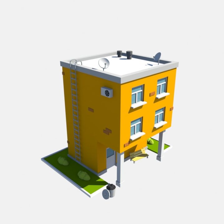 build orange 3D Model