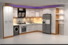 modern kitchen 2 3D Model