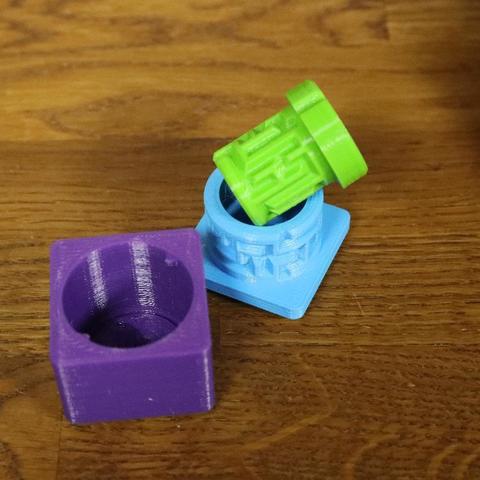 Russian doll maze puzzle box 3D Print Model