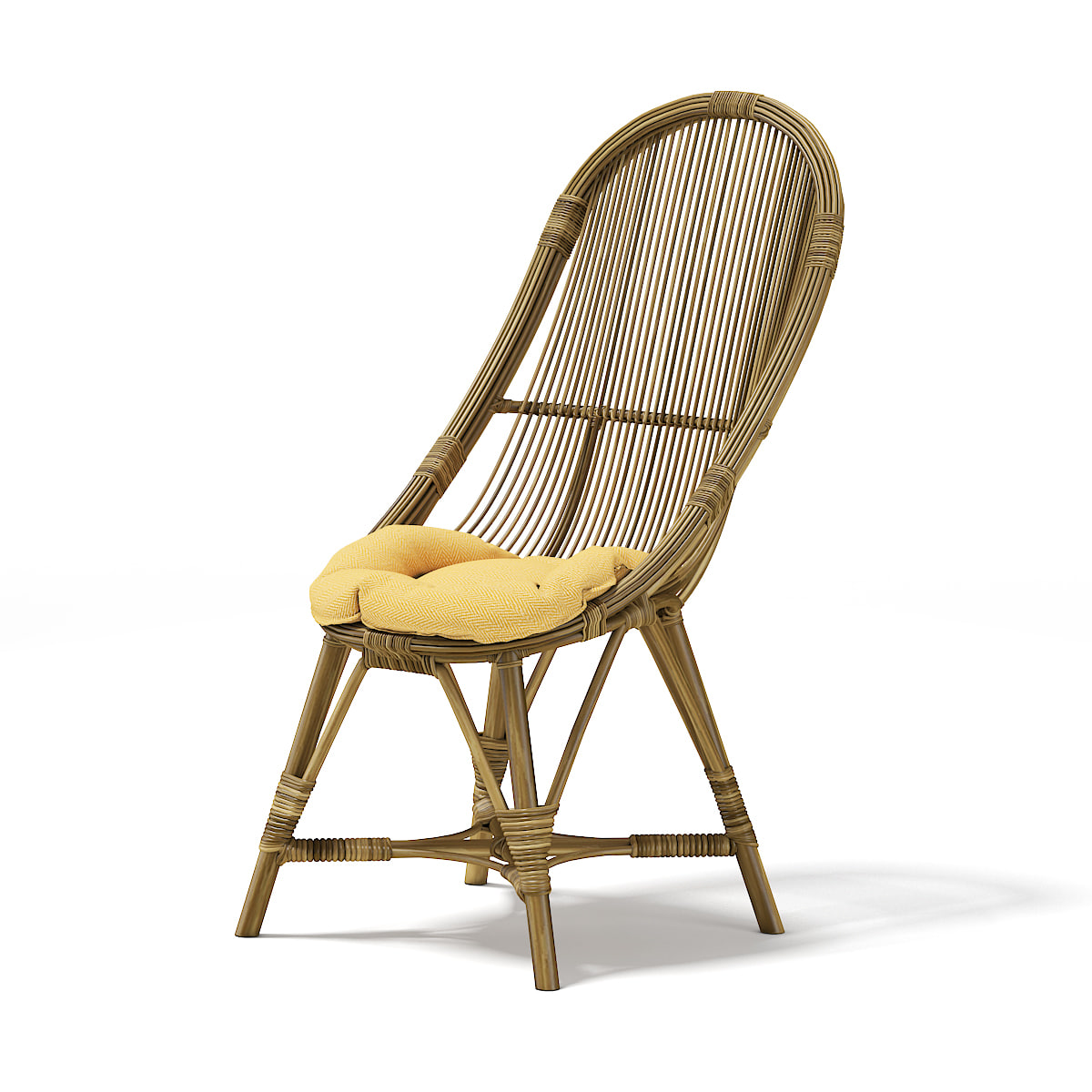 Wicker Chair 3D Model