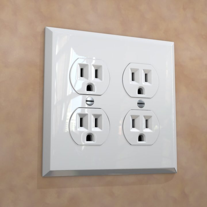 Power Outlet 3D Model