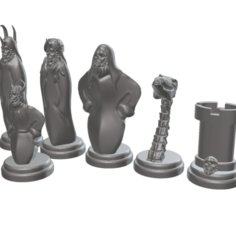 Chess 3D Print Model