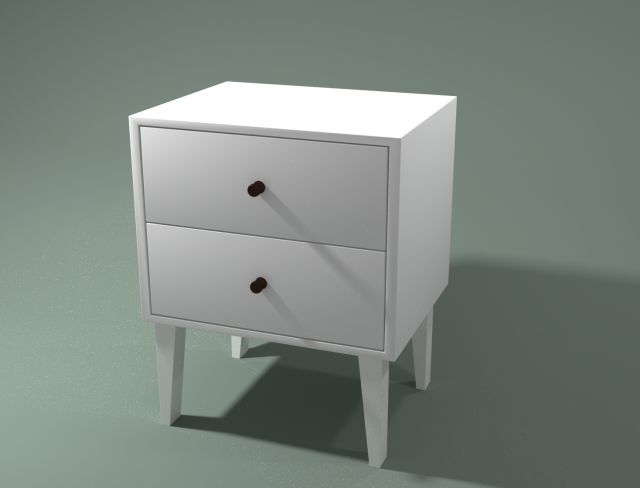 Bedside Table Free 3D Model