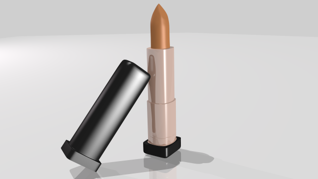 Stylish Lipstick 3D Model