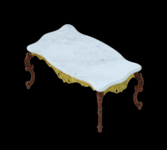 Classic table Revit 3D Model