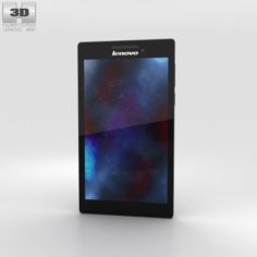 Lenovo Tab 2 A7-10 Black 3D Model