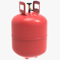 Helium Gas Container 3D Model