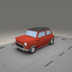 Austin Mini Cooper S from 1964 3D Model