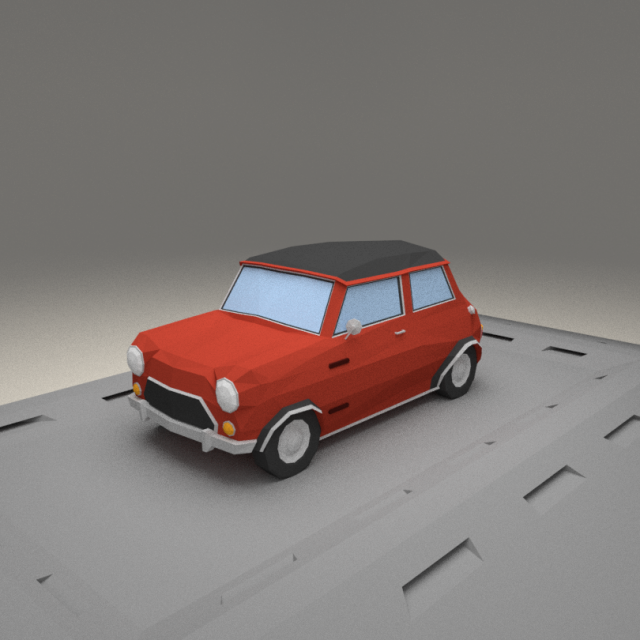 Austin Mini Cooper S from 1964 3D Model