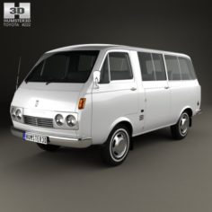 Toyota Hiace Passenger Van 1967 3D Model