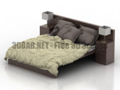 Modern bed 3D Collection
