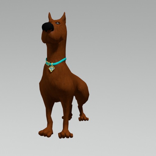 Scooby and a Guy						 Free 3D Model