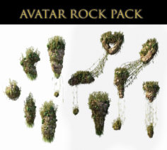 3D Avatar Rocks Pack 3D Model
