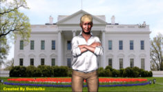 Donald Trump Character 3D Model