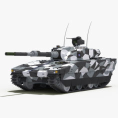 CV90 120-T Light Tank 3D Model