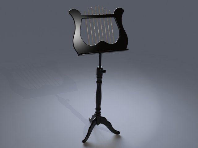 Music stand 3D Model