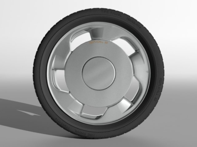 Wheel tire 3D Model