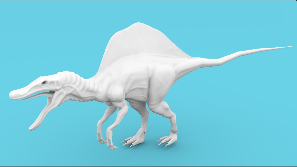 3D Spinosaurus 3D Model