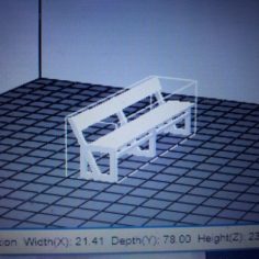bench  3D Print Model