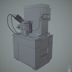 Electron Microscope 3D Model