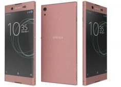 Sony Xperia XA1 Ultra Pink 3D Model