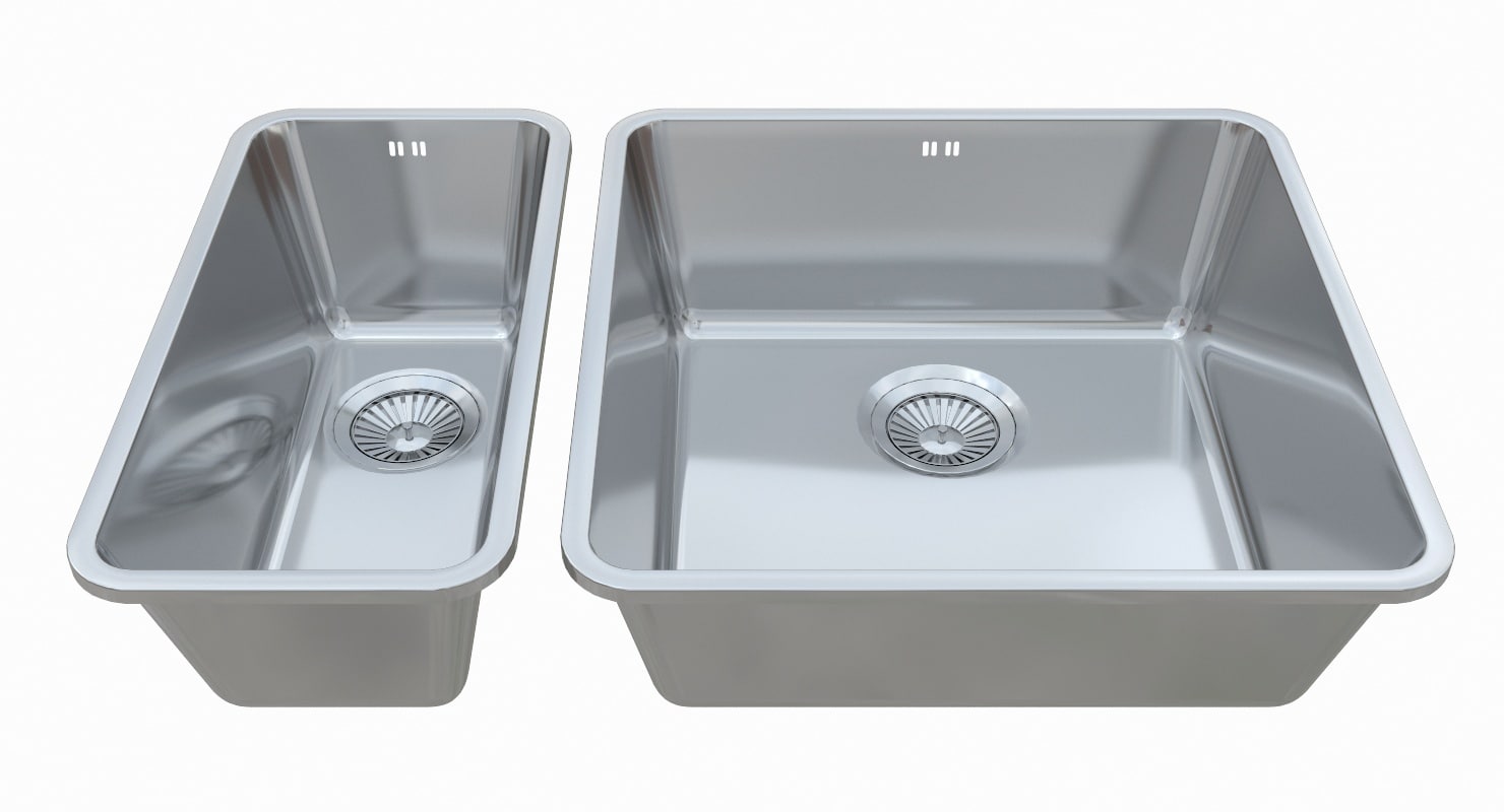 3D Sink Franke Kubus KBX Free 3D Model