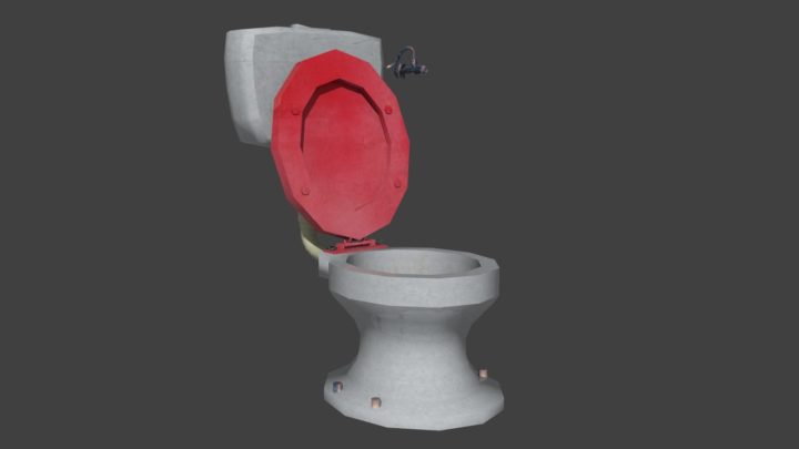 toilet 3D model 3D Model