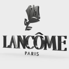 Lancome logo 3D Model