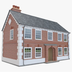 Brick House 01 3D Model